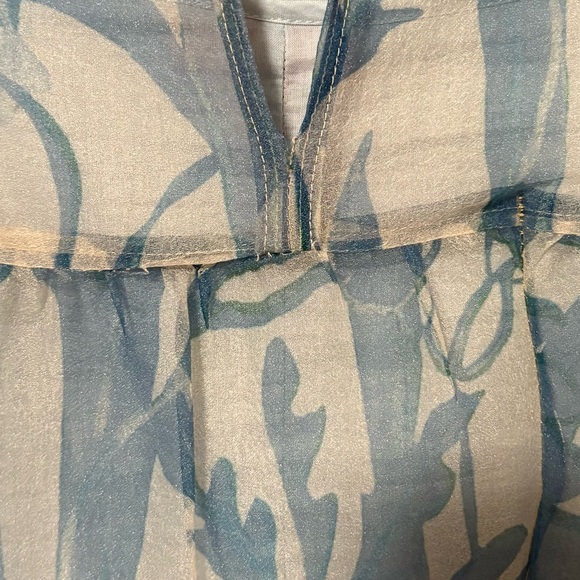 Staud Blue Floral Mini Dress - Small - Picture 7 of 7